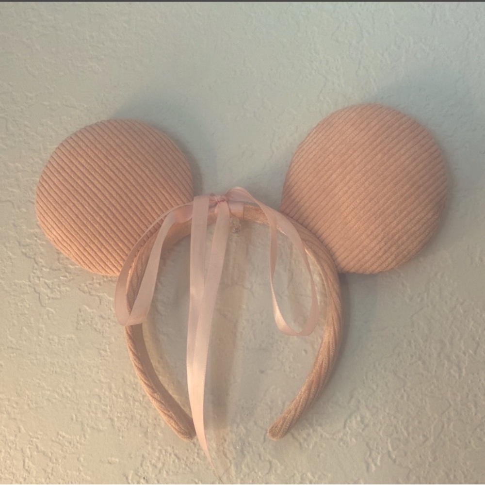 Pastel Pink Minnie Ears for Disneyland